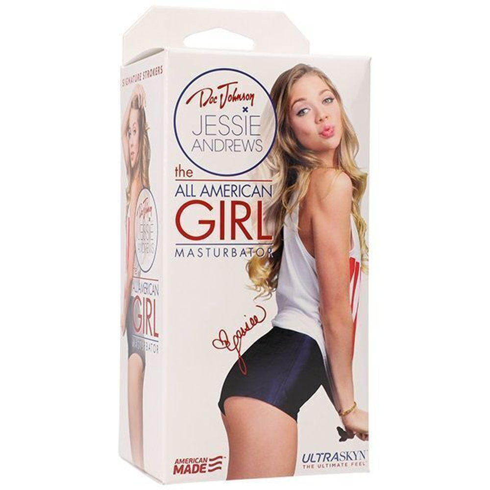Мягкий реалистичный мастурбатор Jessie Andrews Sensation-X