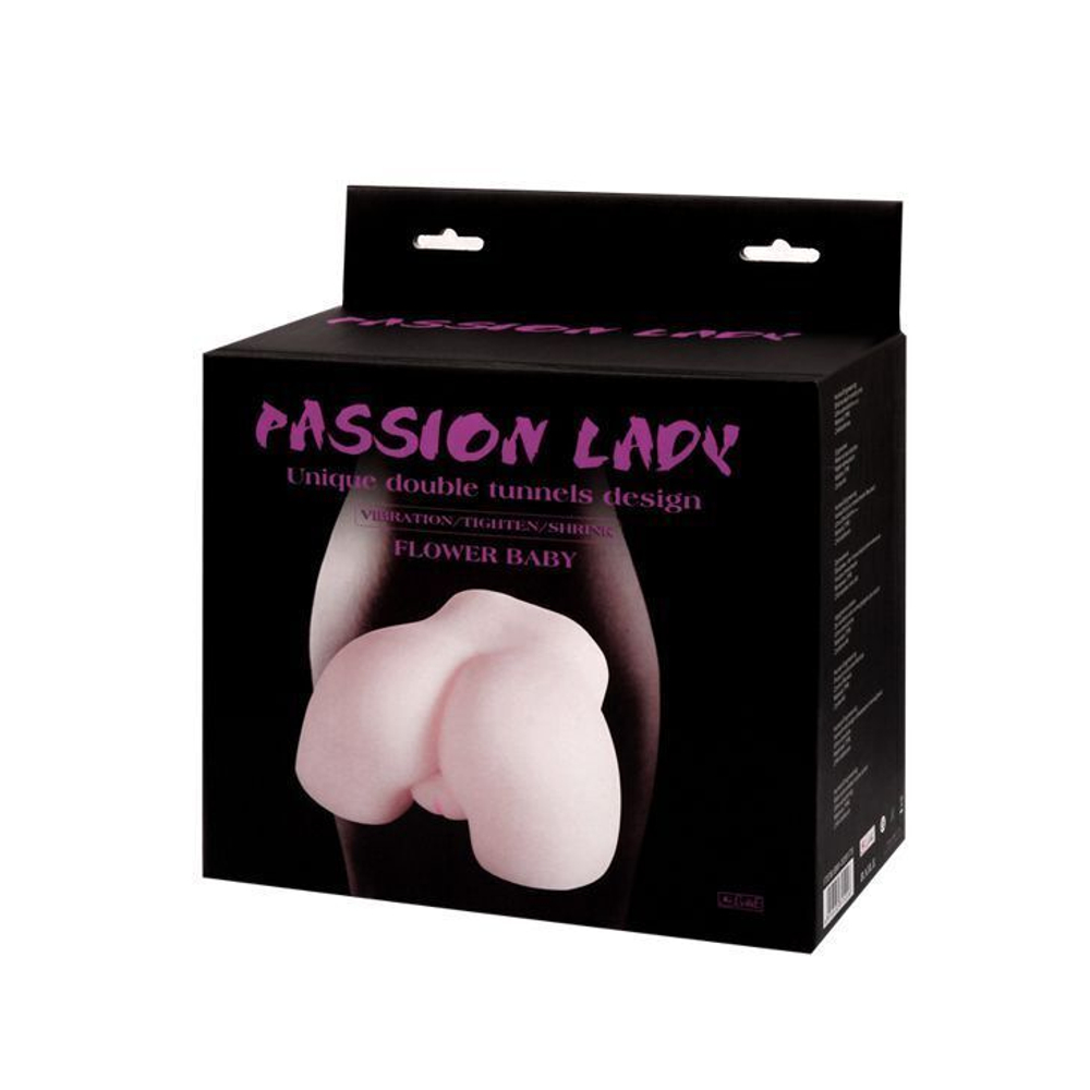 Реалистичный мастурбатор с вибрацией Passion Lady Flower-X
