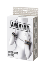 Наручники anonymo из искусственной кожи