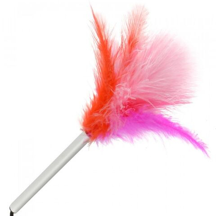 Щекоталка «феникс» с цветными пёрышками