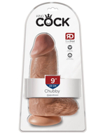 Фаллоимитатор на присоске chubby - 22,9 см.