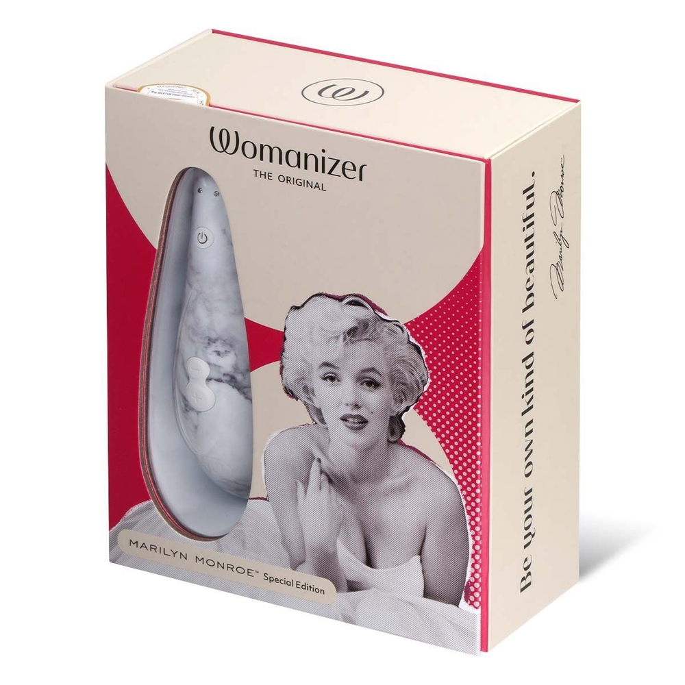 Белый бесконтактный клиторальный стимулятор womanizer special edition