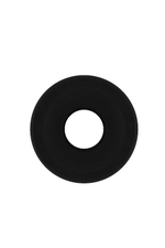 Чёрная анальная пробка с тоннелем №49 small hollow tunnel butt plug 3 inch - 7,7 см.