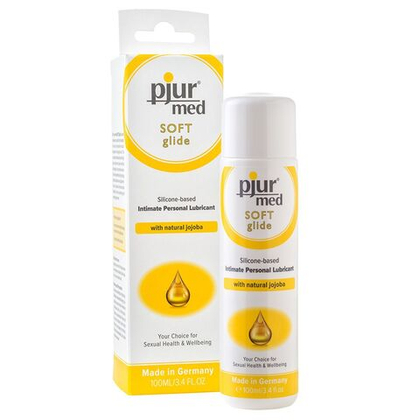 Силиконовый лубрикант с жожоба Pjur Med Soft Glide - 100 мл.