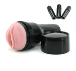 Реалистичный мастурбатор с вибрацией Vibro Pink Lady Touch
