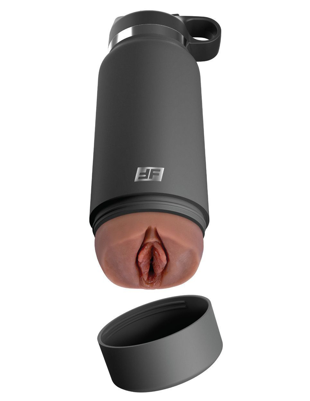Мастурбатор-вагина в корпусе-бутылке f*ck flask