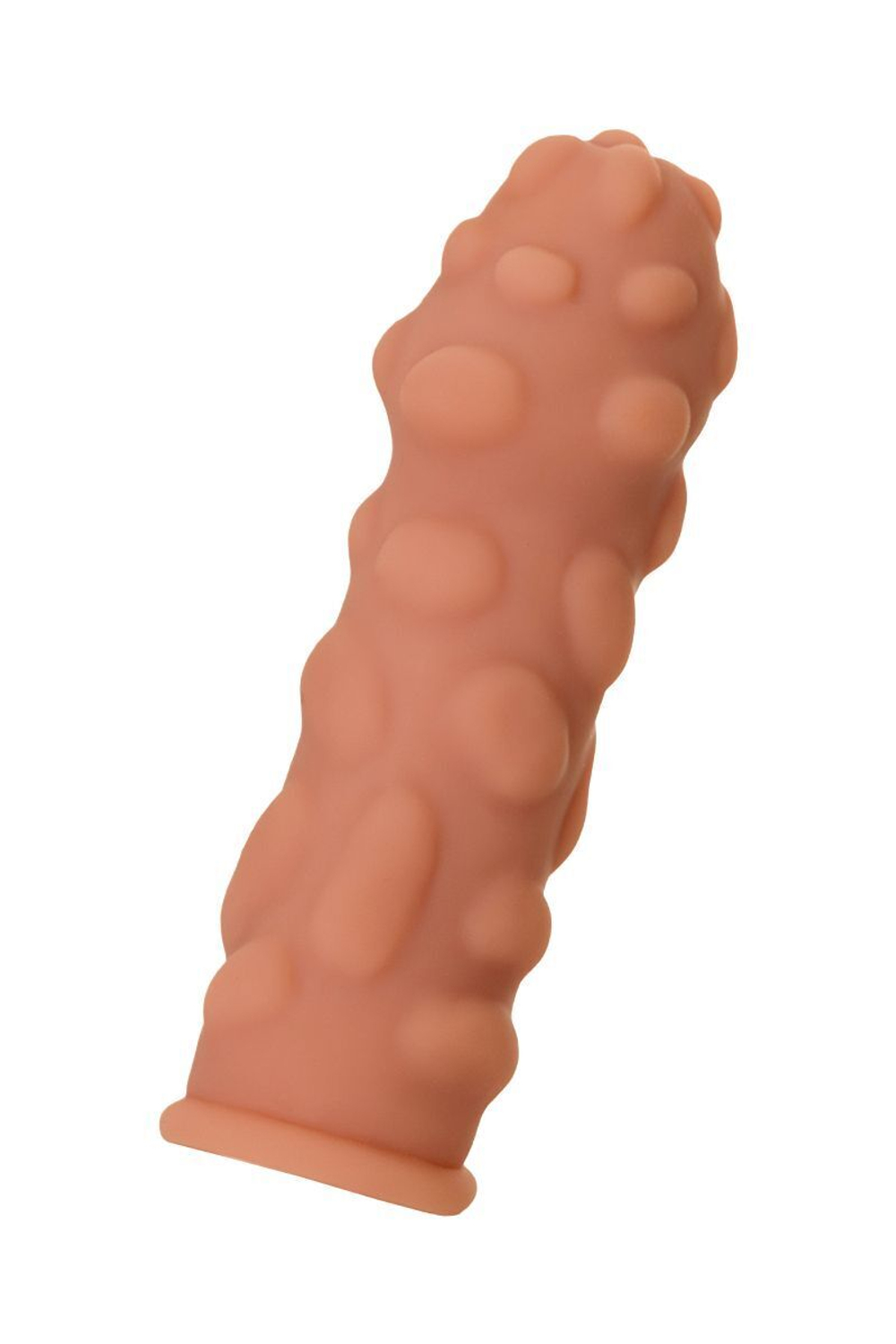 Телесная насадка на фаллос с крупными бугорками extreme sleeve 011 s-size - 12,7 см.