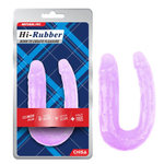 Двусторонний фаллоимитатор hi-rubber