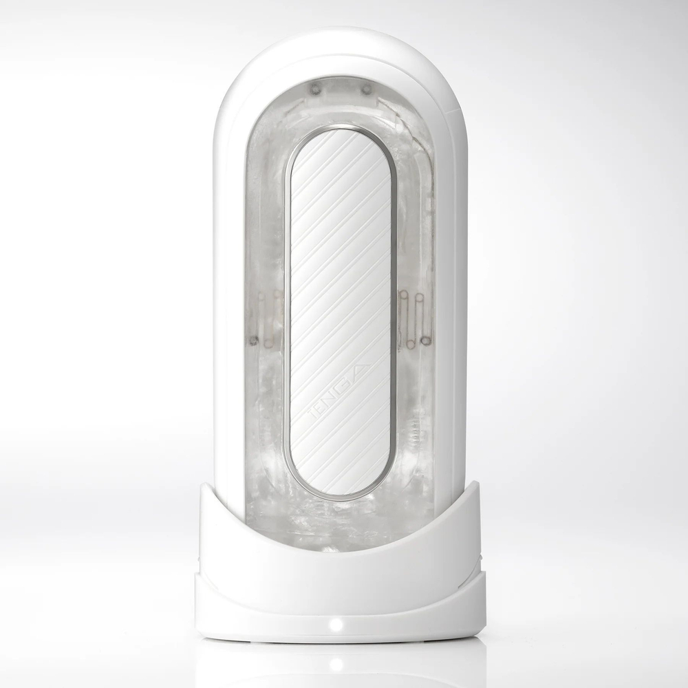 Белый мастурбатор tenga flip zero gravity с вибрацией