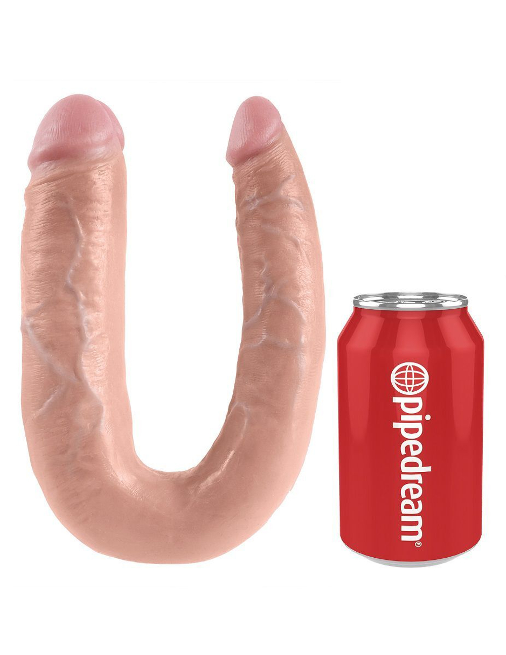 Двусторонний фаллоимитатор u-shaped large double trouble - 44см.