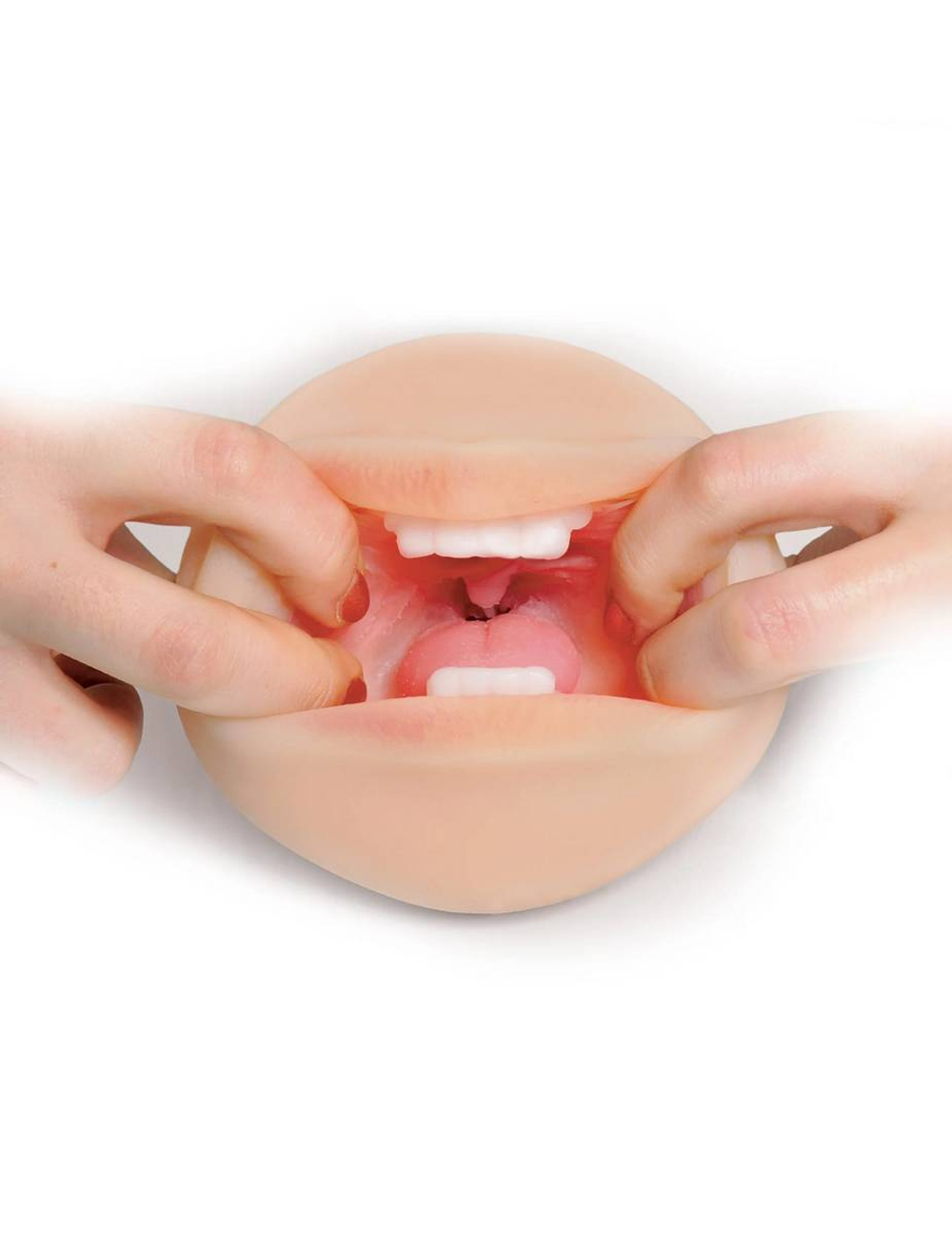 Телесный мастурбатор-ротик deep throat cocksucker