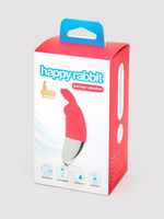 Розовый клиторальный вибратор happy rabbit