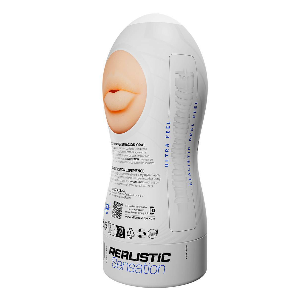 Реалистичный мастурбатор с ртом для удовольствия Maxi Flex