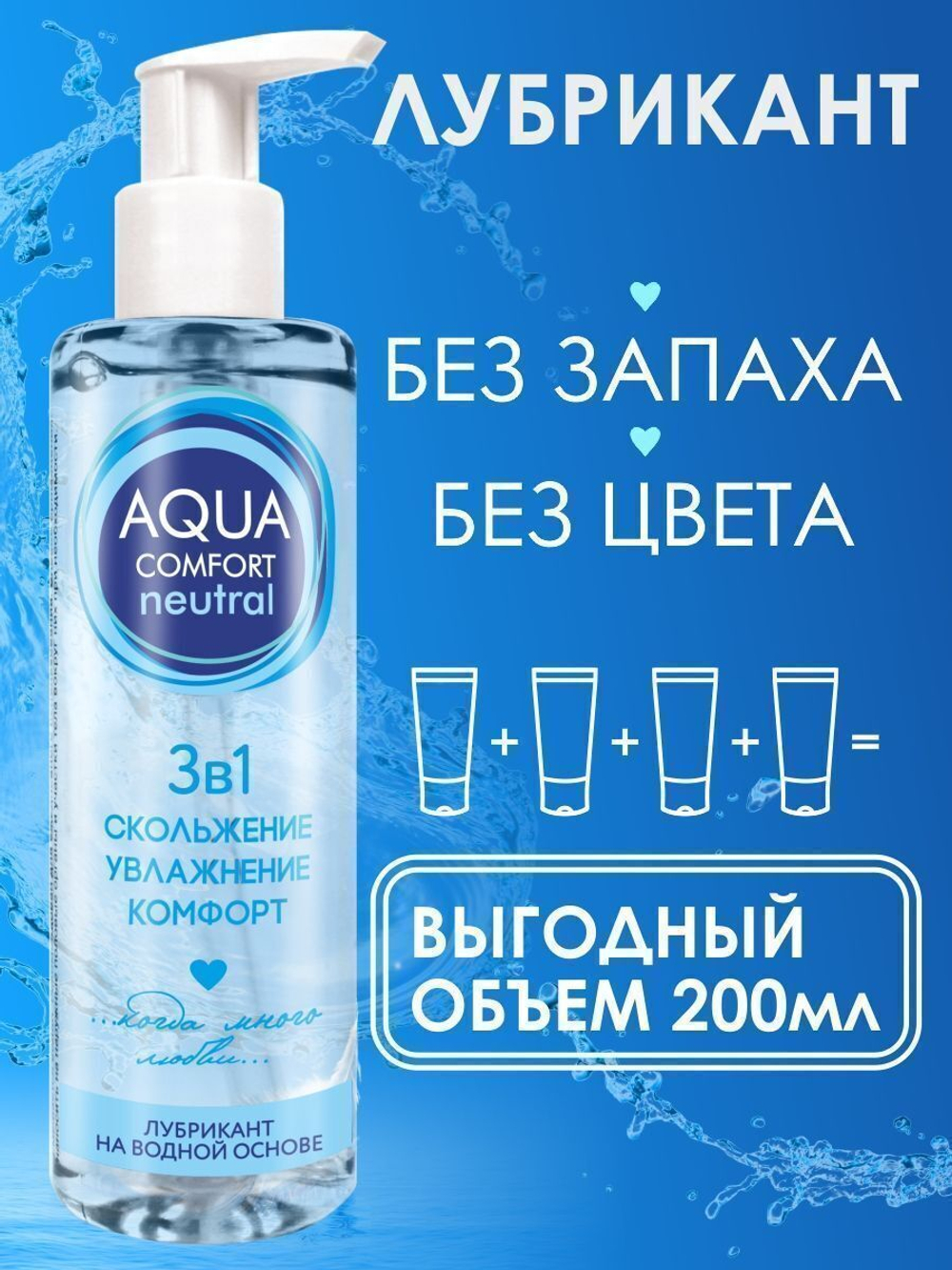 Лубрикант на водной основе Aqua Comfort Neutral