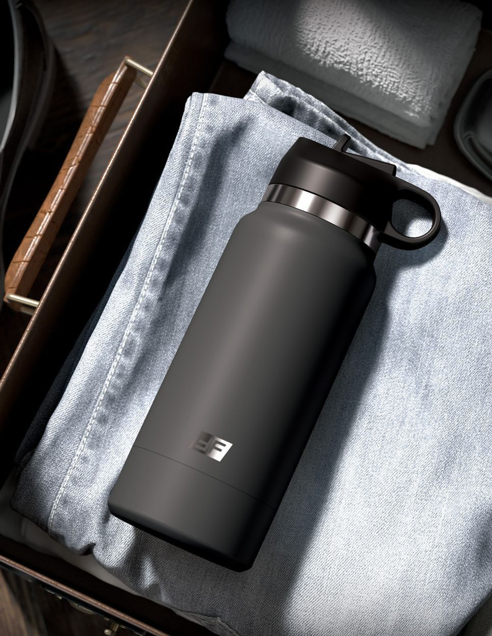 Мастурбатор-вагина в корпусе-бутылке f*ck flask