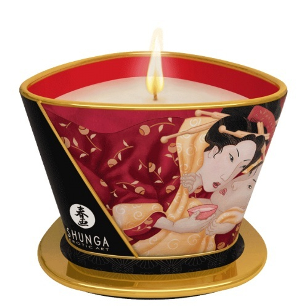 Массажная свеча shunga с ароматом