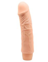 Телесный вибратор-реалистик Jeff - 19,5 см.