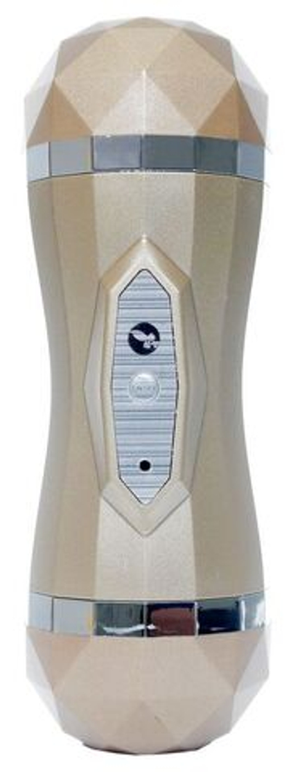 Двусторонний мастурбатор с вибрацией Double Delight - вагина и ротик