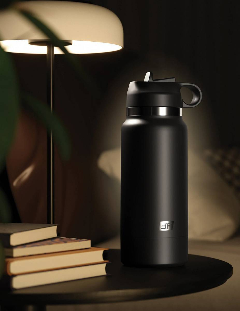 Черный мастурбатор в виде бутылки fap flask