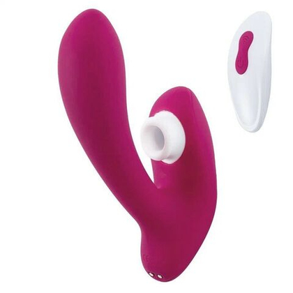 Бордовый вибратор для точки g с вакуум-волновой стимуляцией клитора venus