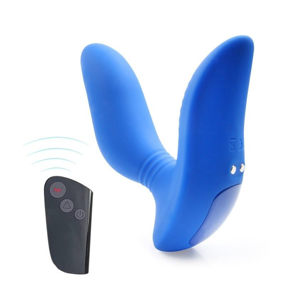 Вибромассажер простаты 3,5’’ remote control curve p-spot massager - 12 см.
