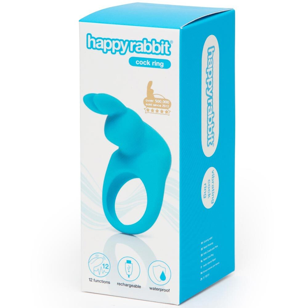 Эрекционное виброкольцо happy rabbit rechargeable rabbit cock ring