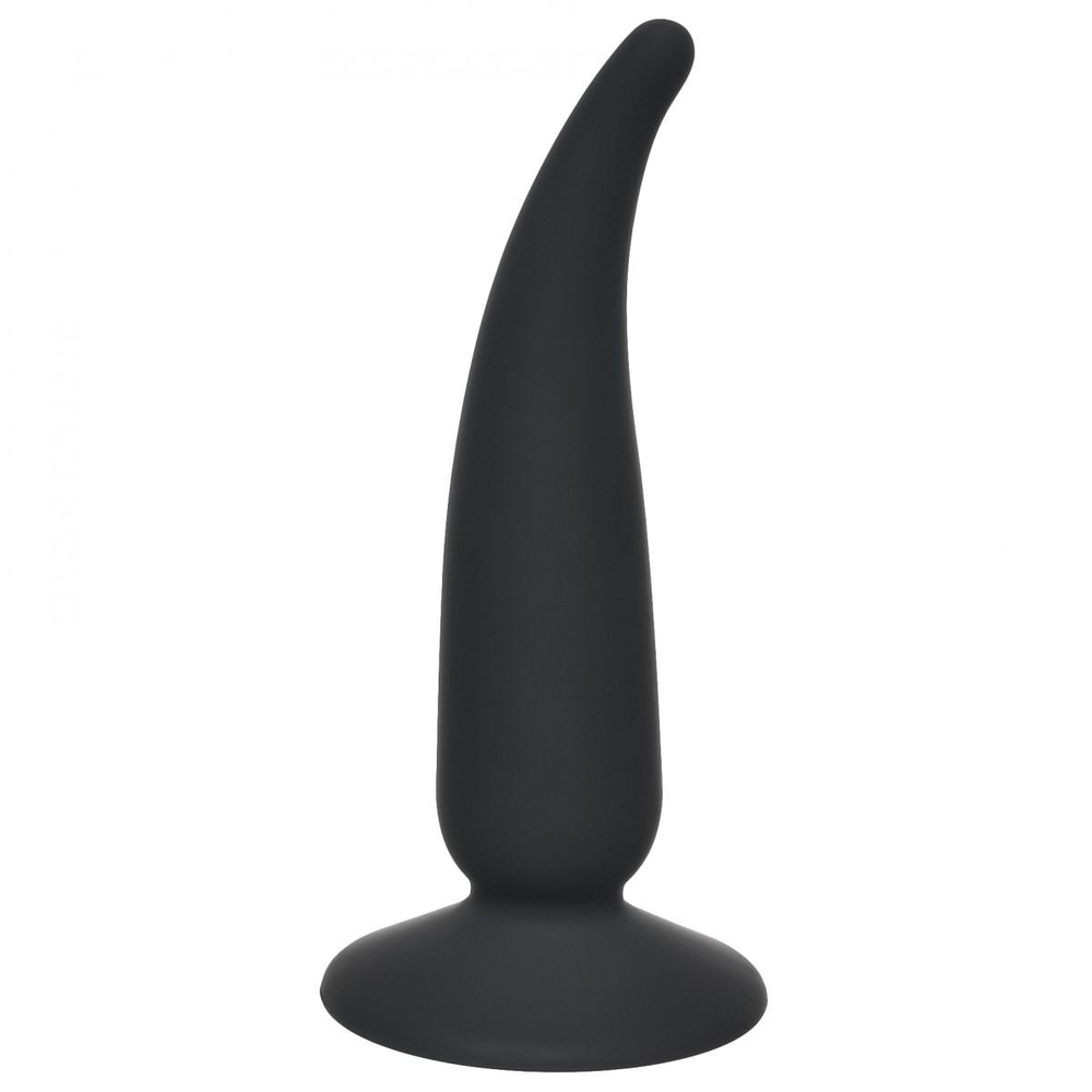 Чёрная анальная пробка p-spot teazer black - 12,2 см.