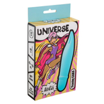 Голубой мини-вибратор universe teasing ears - 12,5 см.