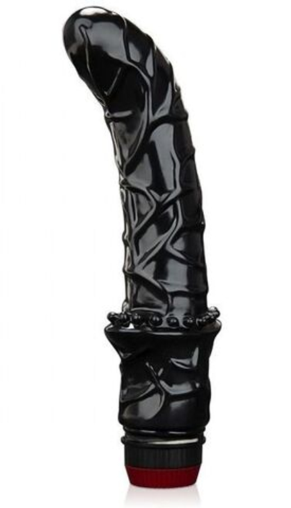 Черный вибромассажер простаты 6  premium prostate massager