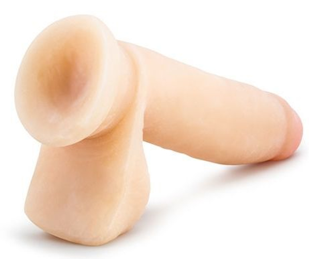 Телесный фаллоимитатор 7 inch sensa feel dildo - 17,8 см.
