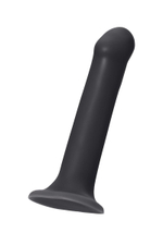 Черный фаллос на присоске silicone bendable dildo