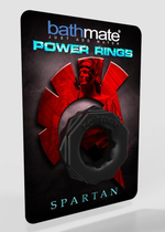 Чёрное эрекционное кольцо spartan