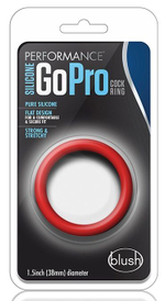 Красное эрекционное кольцо silicone go pro cock ring