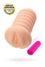Реалистичный мягкий мастурбатор с вибрацией Lady VibeX