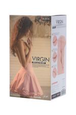 Реалистичная вагина с вакуумом для удовольствия Virgin-X.