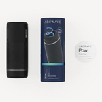 Черный вакуумный мастурбатор с эффектом всасывания Pow Stroker