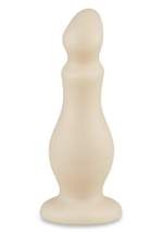 Анальная вибропробка с 3 источниками вибрации trio remote control plug - 13,5 см.