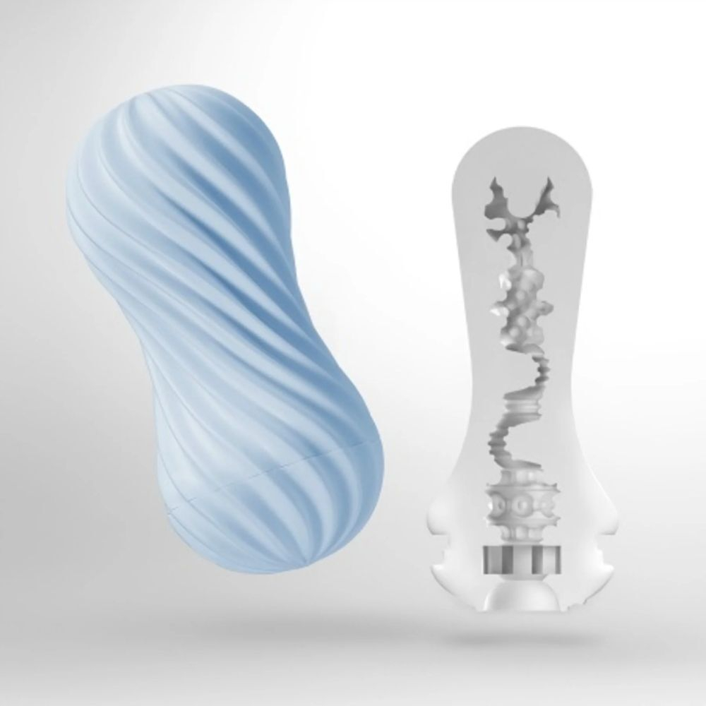Мастурбатор tenga flex bubbly blue