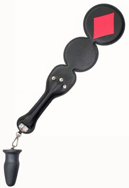 Шлёпалка  бубны  с анальным плагом