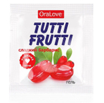Гель-смазка Tutti-Frutti со вкусом