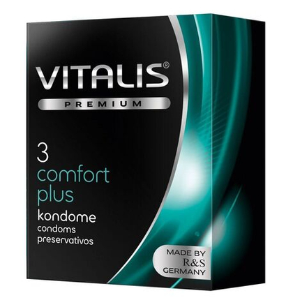 Контурные презервативы Vitalis Premium Comfort Plus