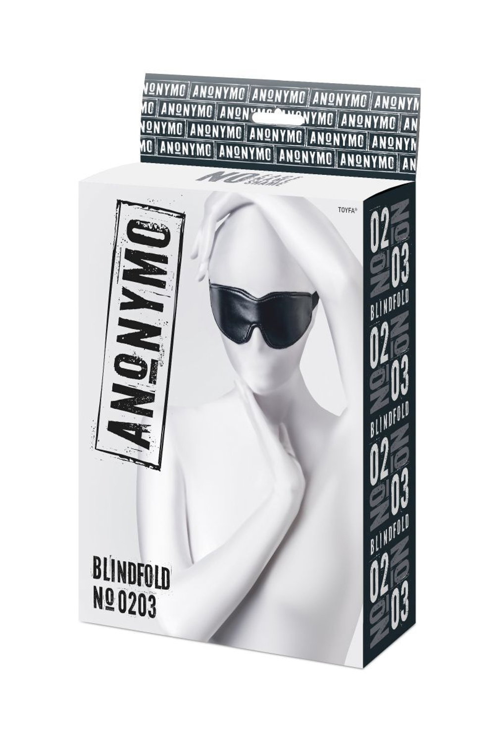 Маска anonymo из искусственной кожи
