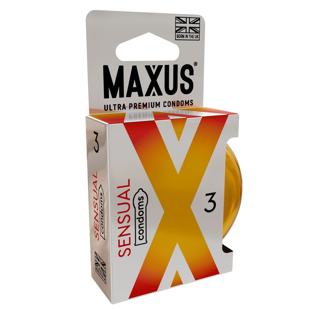 Презервативы анатомической формы Maxus Sensual