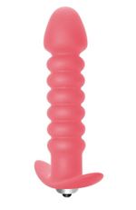 Анальная вибропробка Twisted Anal Plug - 13 см.