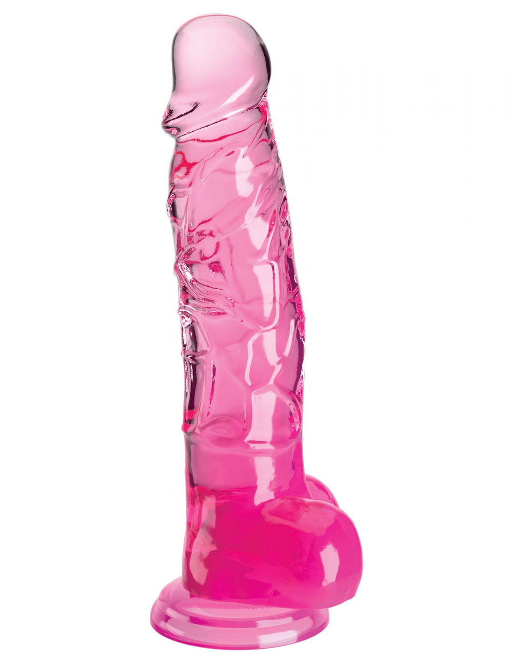 Фаллоимитатор с мошонкой на присоске 8’’ cock with balls - 22,2 см.