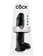 Реалистичный фаллоимитатор на присоске 11 cock with balls