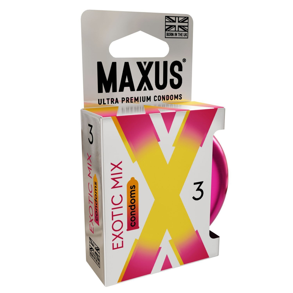 Ароматизированные презервативы maxus exotic mix