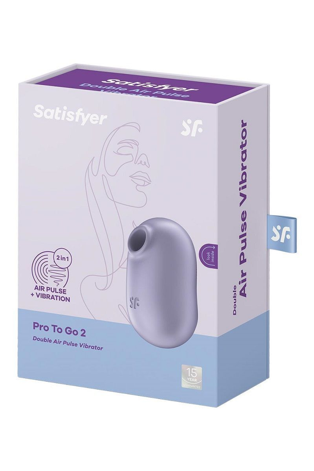 Вакуумный вибростимулятор клитора satisfyer pro to go 2