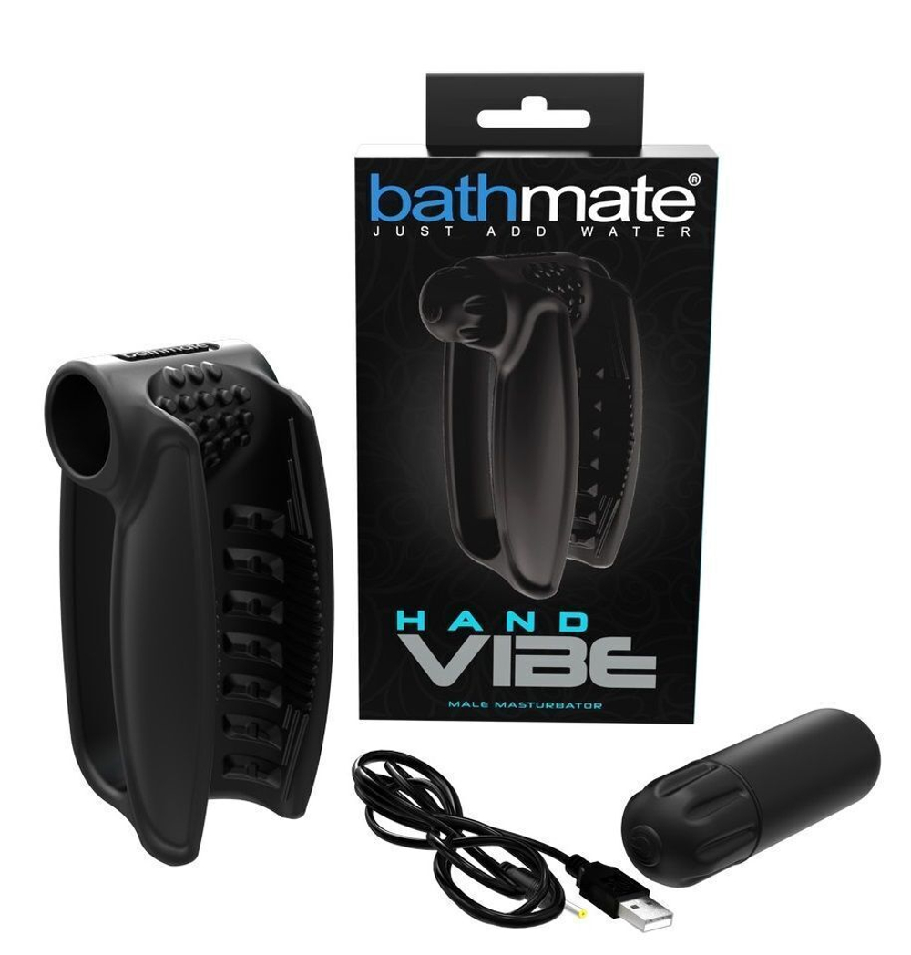 Реалистичный мягкий вибромастурбатор Black Magic Hand Vibe