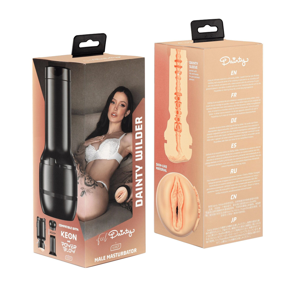 Реалистичный мастурбатор-колба с вагиной Allure-Sensation FeelDainty